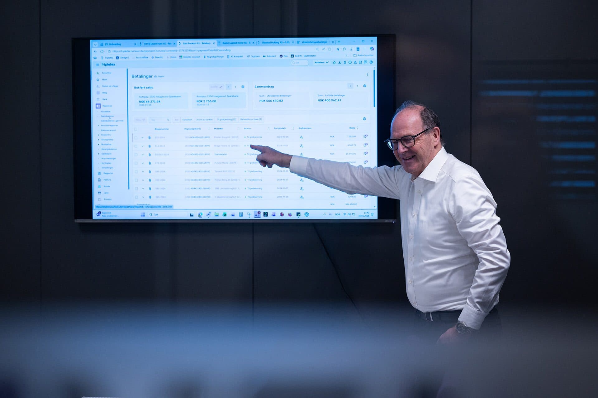 Level Finans historie